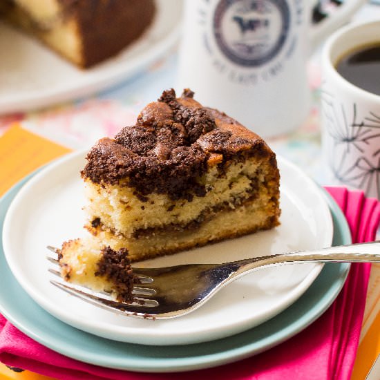 Chocolate Pecan Coffee Cake - Recipe photo by littlespicejar