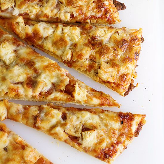 Homemade BBQ Chicken PIzza - Recipe photo by realfoodbydad