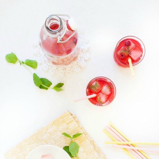 Finnish Raspberry Mead - Recipe photo by myblueandwhitekitchen