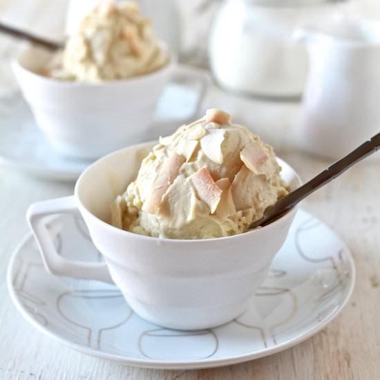 Coconut & Green Tea Ice Cream - Recipe photo by meseidy