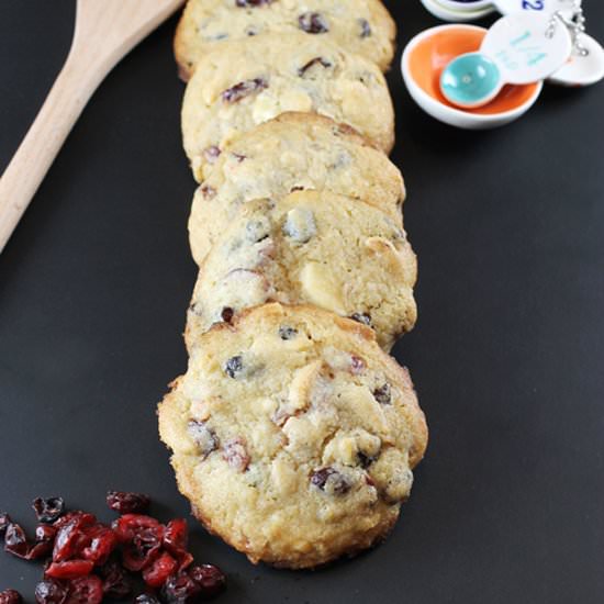 White Chocolate, Cherry Cookies - Recipe photo by Food Gal