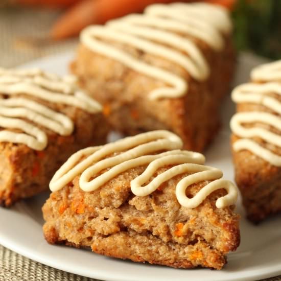 Carrot Cake Scones - Recipe photo by texanerin