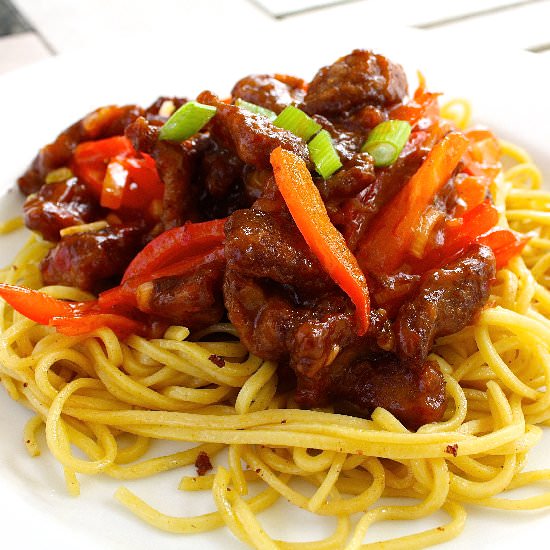 Crispy Chilli Beef - Recipe photo by thealexproject