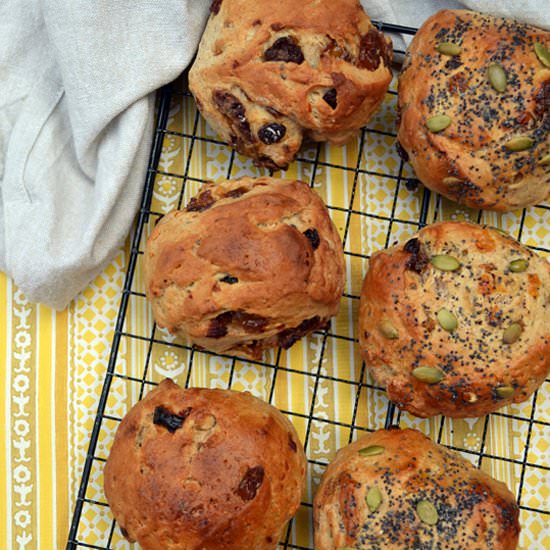 Greek Easter Buns - Recipe photo by oneequalstwo