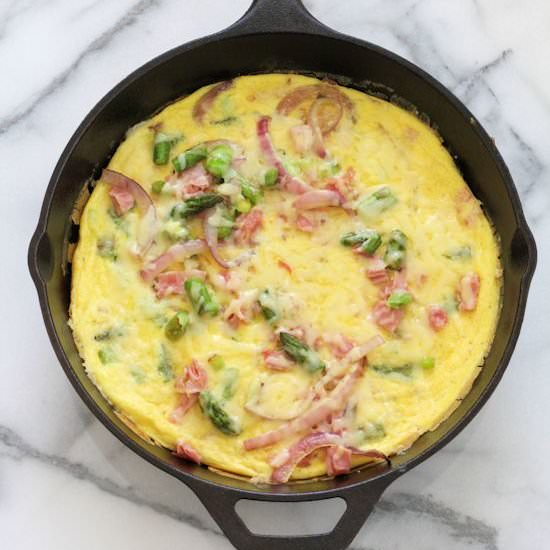 Spring Veggie Frittata - Recipe photo by From Harvest To Table