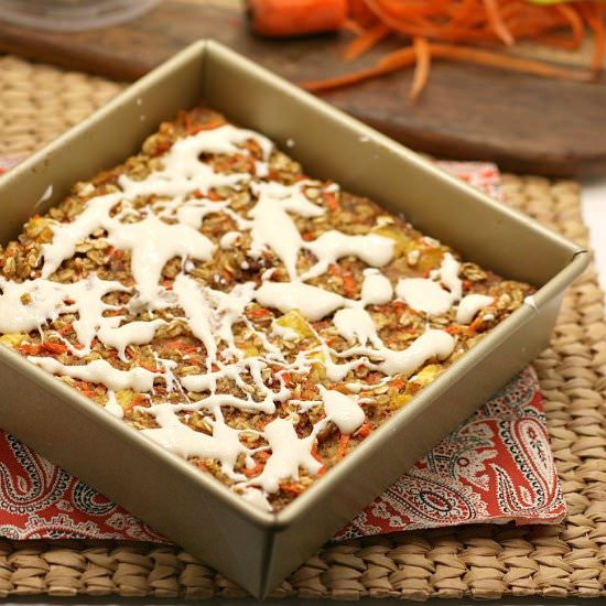 Carrot Cake Baked Oatmeal - Recipe photo by Food Done Light