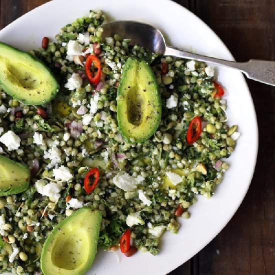 Alkalising Buckwheat Salad - Recipe photo by theluminouskitchen