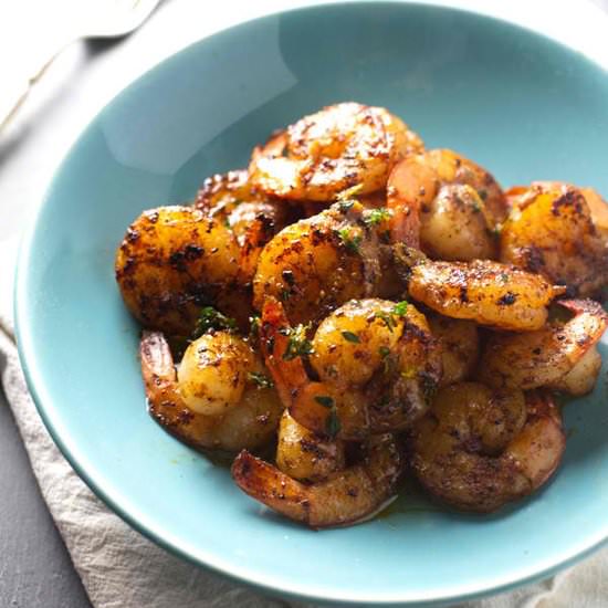 Orange Brown Butter Shrimp - Recipe photo by pinchofyum