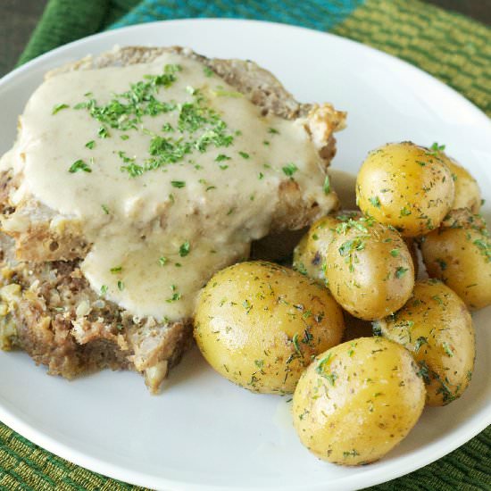 Crockpot Creamy Meatloaf - Recipe photo by slowcookergourmet