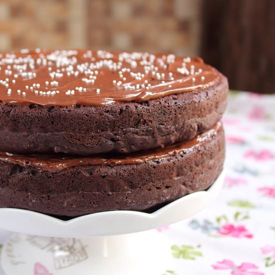 Vegan Chocolate Cake - Recipe photo by bakingyummies