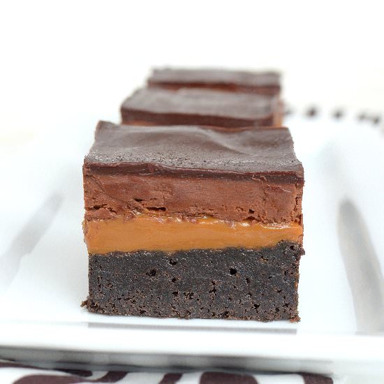 Caramel Milky Way Brownies - Recipe photo by BruCrewLife