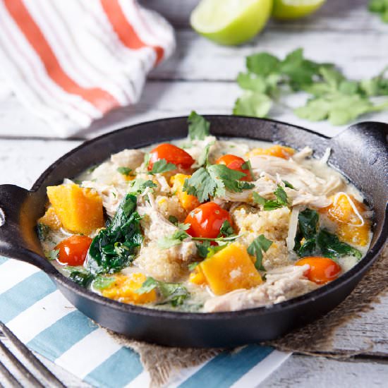Thai Chicken + Coconut Quinoa Stew - Recipe photo by sharedappetite