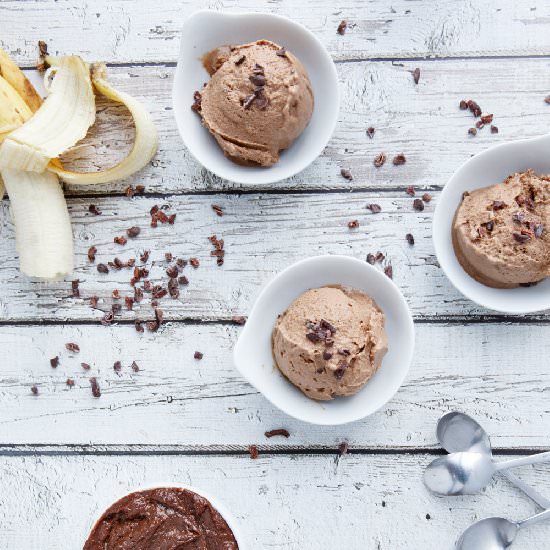 Paleo Nutella Banana Ice Cream - Recipe photo by sharedappetite