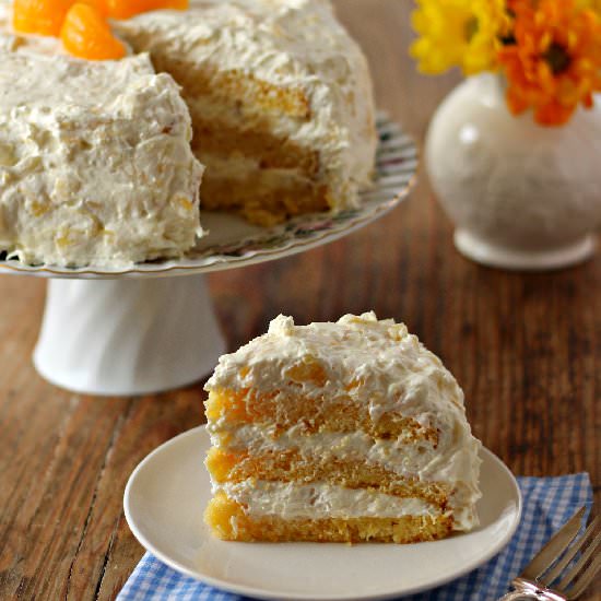 Easter Sunshine Cake - Recipe photo by Rachel Ballard