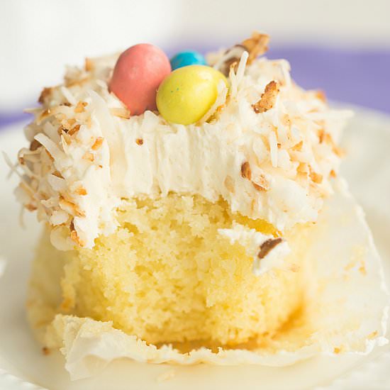Coconut Cupcakes with Toasted - Recipe photo by browneyedbaker