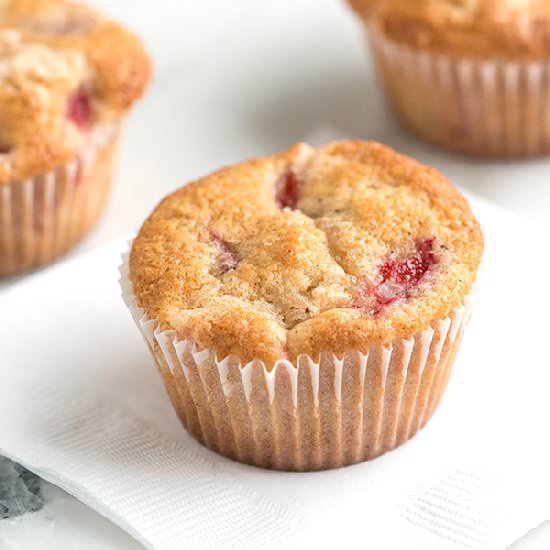 Fresh Strawberry Muffins - Recipe photo by inspiredtaste
