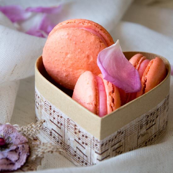 Macarons with Rose Essence - Recipe photo by Ingeliuke