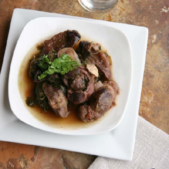 Crock Pot Chicken Gizzard - Recipe photo by thenourishedcaveman