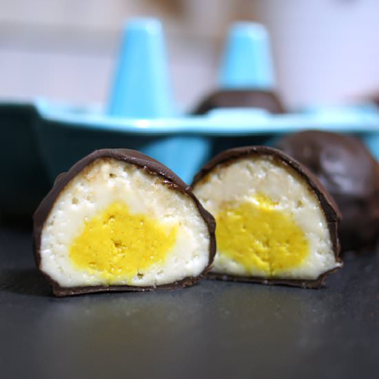 Healthy Cadbury Creme Eggs - Recipe photo by detoxinista