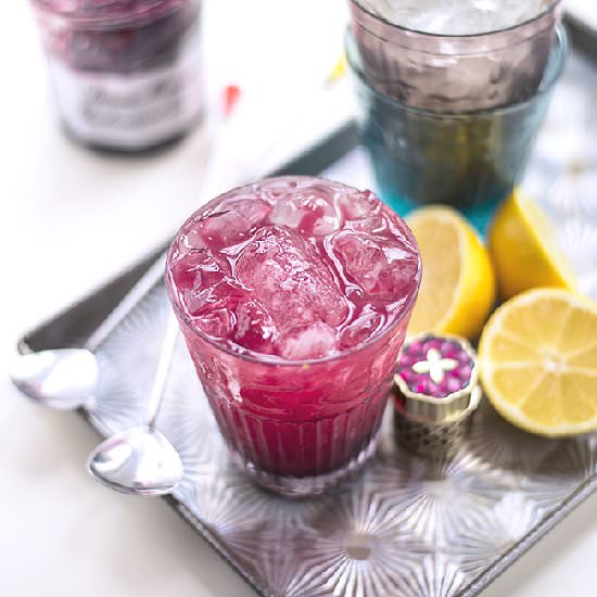 Gin and Jam cocktail - Recipe photo by supergoldenbakes