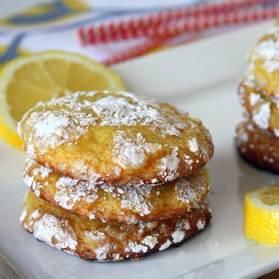 Lemon Crinkle Cookies - Recipe photo by melissascuisine