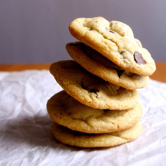 Coffee Bean Chocolate Chip Cookies - Recipe photo by thebatterthickens