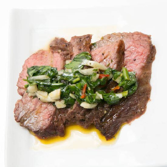 Spicy Green Chimichurri Sauce - Recipe photo by recipesinspired