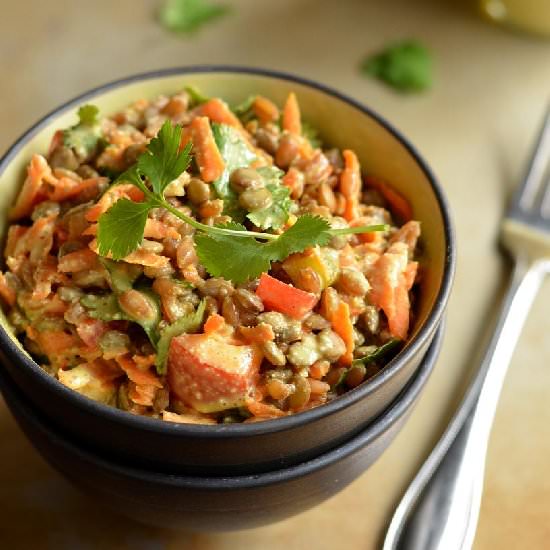 Warm Curry Salad - Recipe photo by coffeeandquinoa