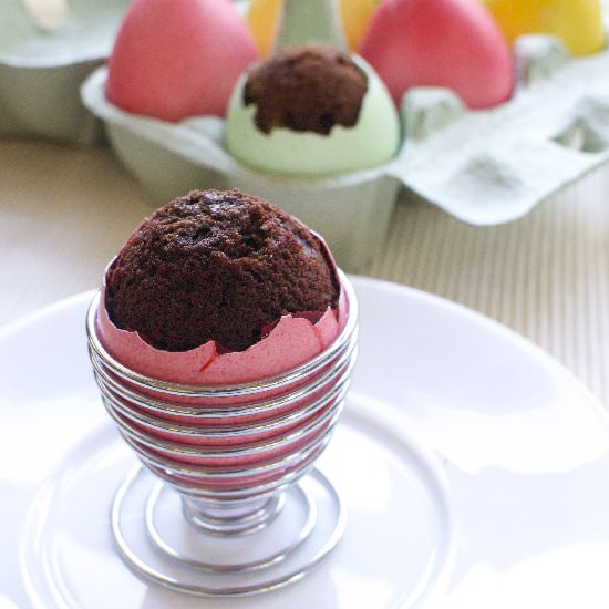 Choco Cake… Baked in Egg Shells - Recipe photo by acornsandcustard
