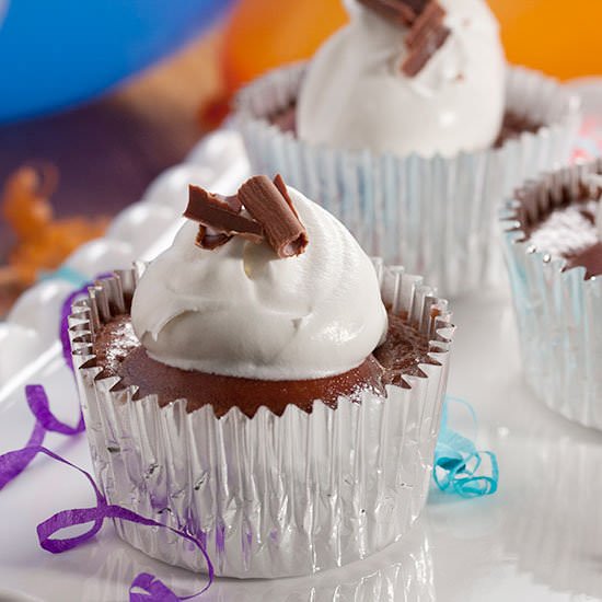 Bite Sized Chocolate Cheesecake - Recipe photo by MrFoodTestKitchen