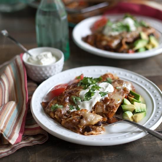 Vegetable Mole Enchiladas - Recipe photo by lia griffith