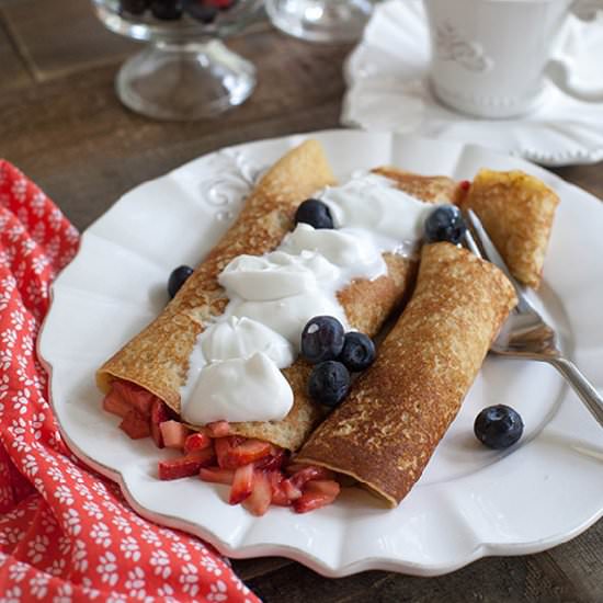 Gluten-Free Crepes - Recipe photo by lia griffith
