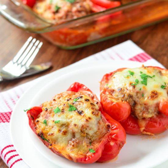 Cheesy Lebanese Kofta Quinoa Pepper - Recipe photo by The Spice Kit Recipes