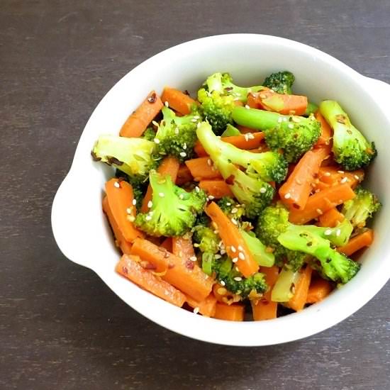 Carrot and Broccoli Stir Fry - Recipe photo by maayeka