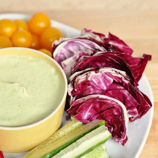 Curried Avocado and Yogurt Dip - Recipe photo by Cherished Bliss