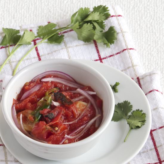 Roasted Tomato Chutney - Recipe photo by themagicsaucepan