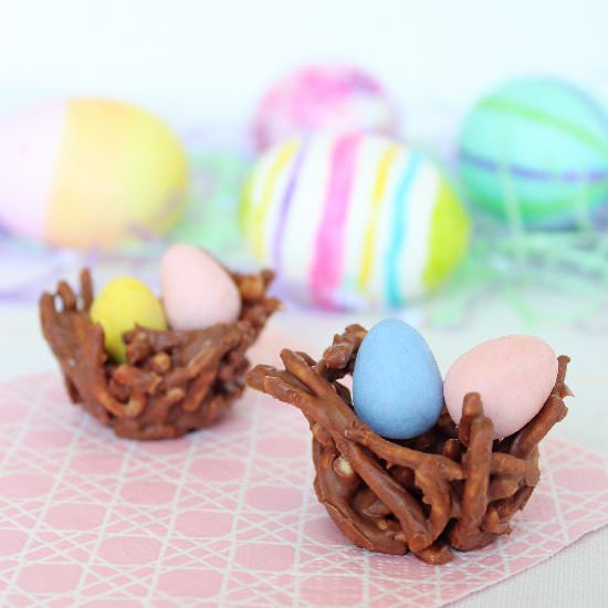 Chocolate Easter Nests - Recipe photo by If You Give A Blonde A Kitchen