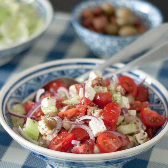 Greek Salad - Recipe photo by Eitjekookt