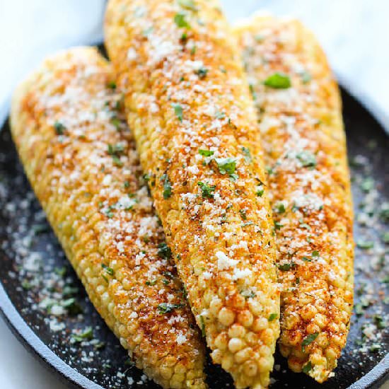 Mexican Corn on the Cob - Recipe photo by damndelicious