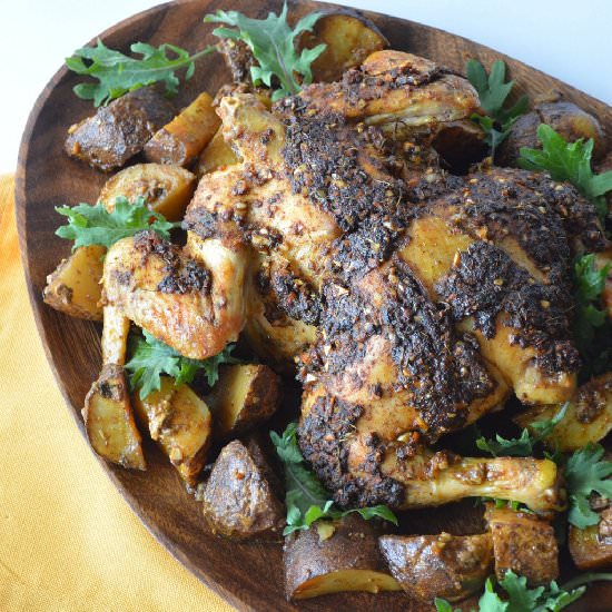 Roasted Chicken- Open Indian Style! - Recipe photo by INKEYPINKEY