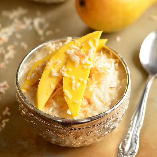 Mango Sticky Rice - Recipe photo by coffeeandquinoa