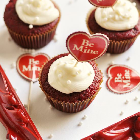 Red Velvet Cupcakes With Cream Cheese - Recipe photo by Cherished Bliss