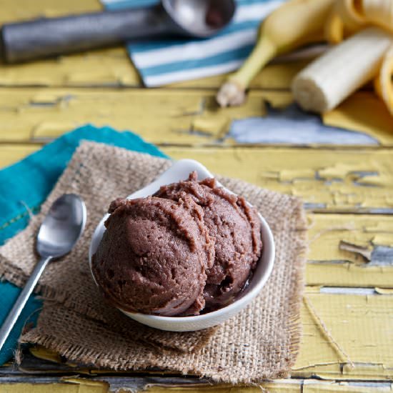 Paleo Vegan Acai Banana Ice Cream - Recipe photo by sharedappetite