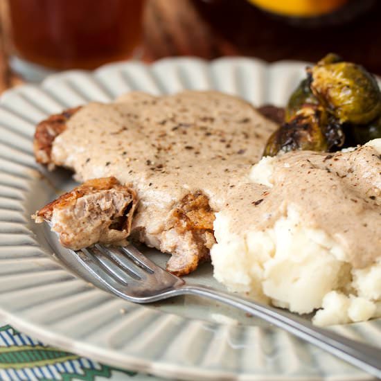Country Fried Pork Chops - Recipe photo by tideandthyme