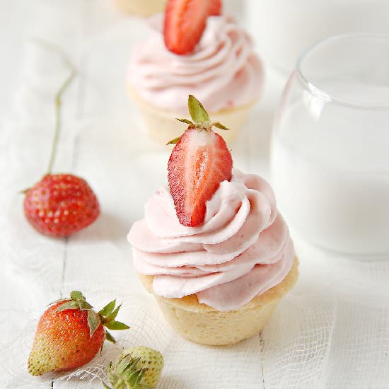 Strawberry Mousse Tartelette - Recipe photo by The Kitchen McCabe