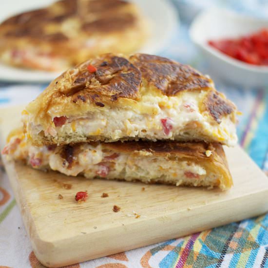 Croissant Grilled Pimento Cheese - Recipe photo by LSFoster2
