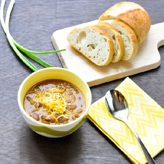 Pinto Soup With Bacon - Recipe photo by lslfunblog