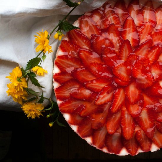 No-Bake Yogurt Cream Cake - Recipe photo by myblueandwhitekitchen