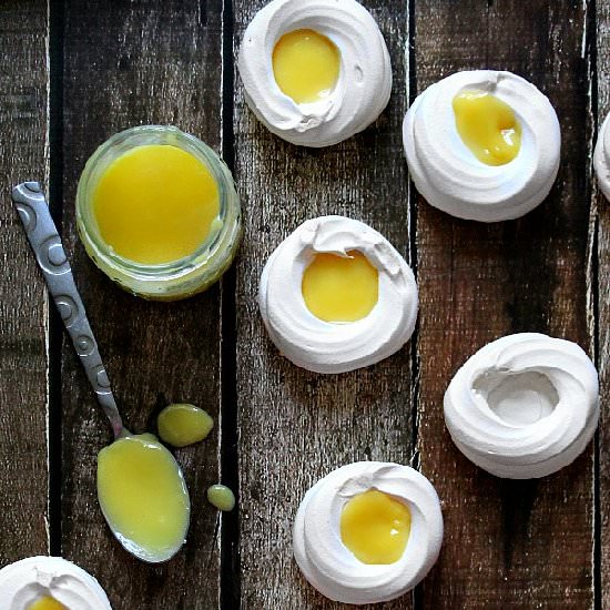Lemon Curd Meringues - Recipe photo by Lifewiththecrustcutoff