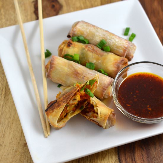 Baked Shrimp Egg Rolls - Recipe photo by ChefSavvy